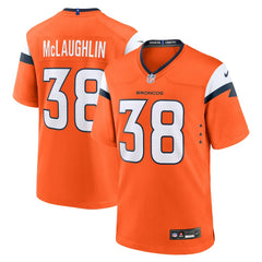 Jaleel McLaughlin Team Game Jersey - Denver Broncos Jerseys