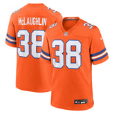 Jaleel McLaughlin Mile High Collection 1977 Throwback Player Game Jersey - Denver Broncos Jerseys