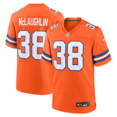 Jaleel McLaughlin Mile High Collection 1977 Throwback Player Game Jersey - Denver Broncos Jerseys
