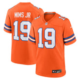 Marvin Mims Jr Mile High Collection 1977 Throwback Player Game Jersey - Denver Broncos Jerseys