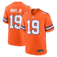 Marvin Mims Jr Mile High Collection 1977 Throwback Player Game Jersey - Denver Broncos Jerseys