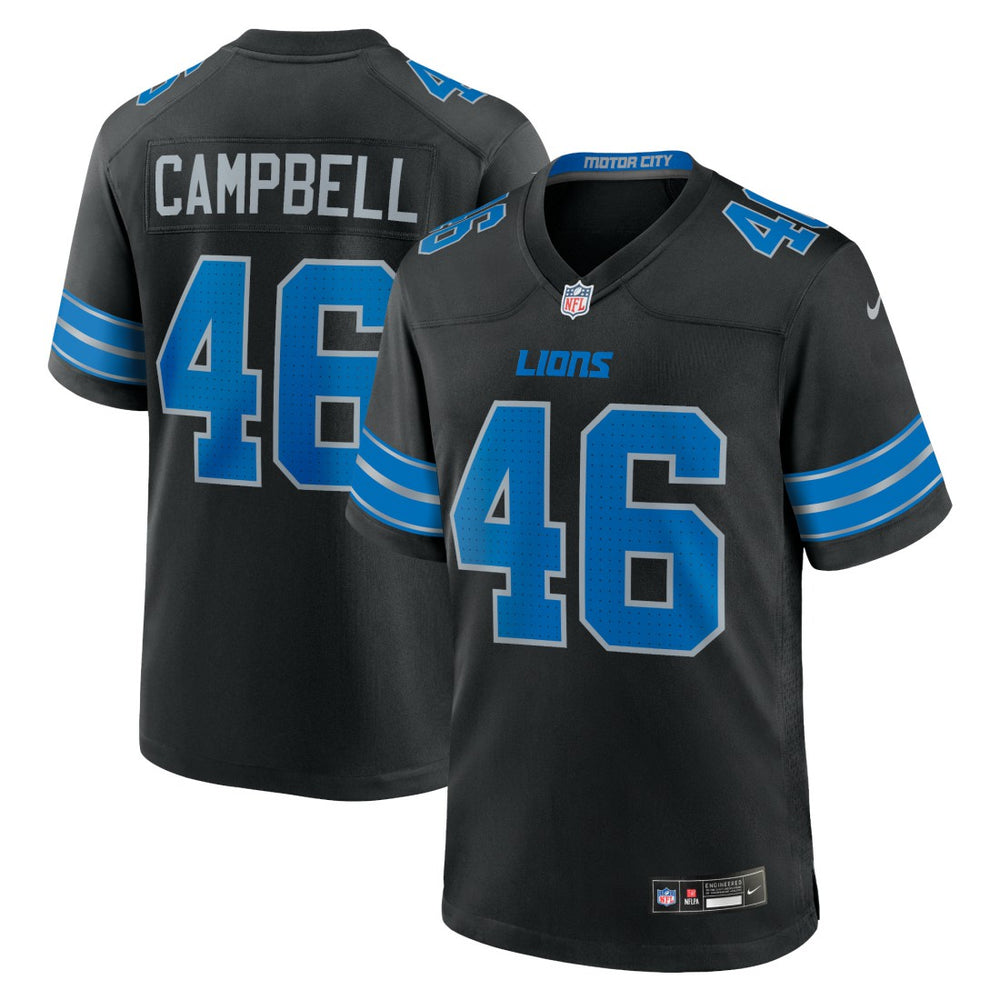 Jack Campbell 2nd Alternate Game Jersey - Detroit Lions Jerseys
