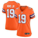 Marvin Mims Jr Women's Mile High Collection 1977 Throwback Player Game Jersey - Denver Broncos Jerseys