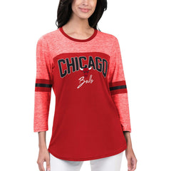 Chicago Bulls G-III 4Her by Carl Banks Women's Play the Game 3/4-Sleeve T-Shirt