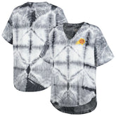 Phoenix Suns G-III 4Her by Carl Banks Women's Tournament Raglan Oversized Tie-Dye V-Neck T-Shirt