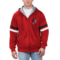 Portland Trail Blazers G-III Sports by Carl Banks Contender Full-Zip Hoodie Jacket