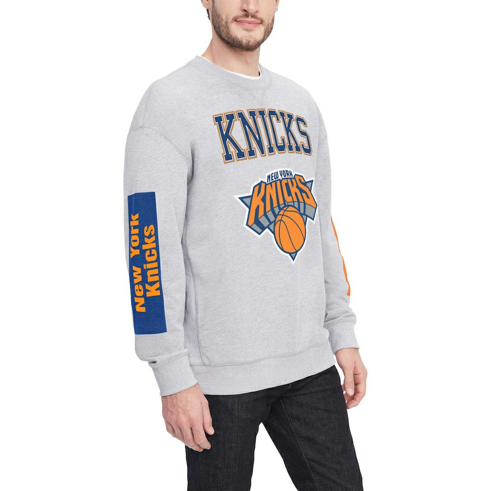 New York Knicks Tommy Jeans Hayes Crew Neck Pullover Sweatshirt