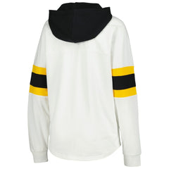 NHL Pittsburgh Penguins G-III 4Her by Carl Banks Women's Goal Zone Long Sleeve Lace-Up Hoodie T-Shirt