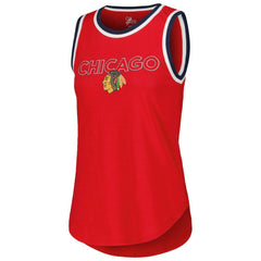 NHL Chicago Blackhawks G-III 4Her by Carl Banks Women's Strategy Tank Top