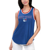 NHL New York Rangers G-III 4Her by Carl Banks Women's Strategy Tank Top
