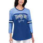NHL Tampa Bay Lightning G-III 4Her by Carl Banks Women's Play The Game 3/4-Sleeve T-Shirt