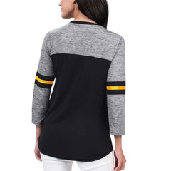 NHL Pittsburgh Penguins G-III 4Her by Carl Banks Women's Play The Game 3/4-Sleeve T-Shirt