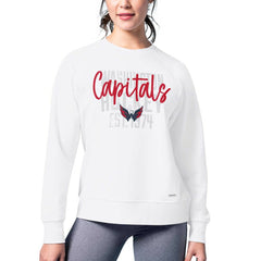 NHL Washington Capitals MSX by Michael Strahan Women's Millie Raglan Pullover Sweatshirt