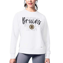 NHL Boston Bruins MSX by Michael Strahan Women's Millie Raglan Pullover Sweatshirt