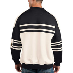 NHL Boston Bruins Starter Defense Fleece Crewneck Pullover Sweatshirt