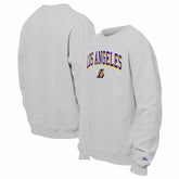 New Era Los Angeles Lakers Chenille Cross Over Pullover Sweatshirt