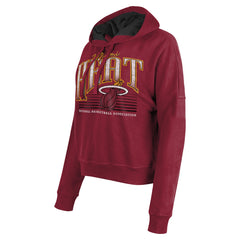 New Era Miami Heat Women's Boxy Pullover Hoodie