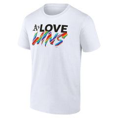 White Athletics Love Wins T-Shirt