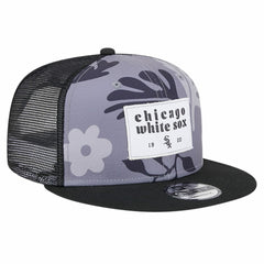 Black Chicago White Sox New Era Bikini Bottom Trucker 9FIFTY Snapback Hat