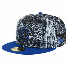 Black Chicago Cubs New Era Sands 59FIFTY Fitted Hat