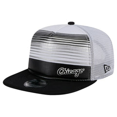 Black Chicago White Sox New Era Team Horizon 9FIFTY A-Frame Trucker Snapback Hat