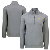 Gray Seattle Mariners Cutter & Buck Cooperstown Collection Roam Eco Recycled Quarter-Zip Pullover