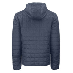Anthracite Chicago Cubs Cutter & Buck Cooperstown Collection Rainier Primaloft Eco Full-Zip Hooded Jacket
