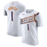 Nike Devin Booker Phoenix Suns 2023/24 Association Name & Number T-Shirt