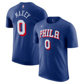 Nike Tyrese Maxey Philadelphia 76ers Icon Edition Name & Number T-Shirt