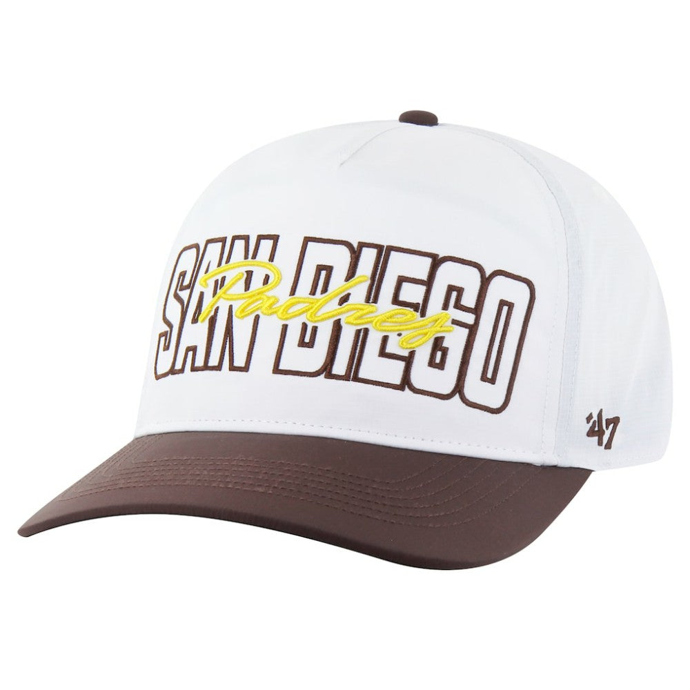 White San Diego Padres '47 Lineman Hitch Adjustable Hat