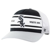 Black Chicago White Sox '47 Gridiron Super Stripe Relaxed Trucker Hitch Adjustable Hat