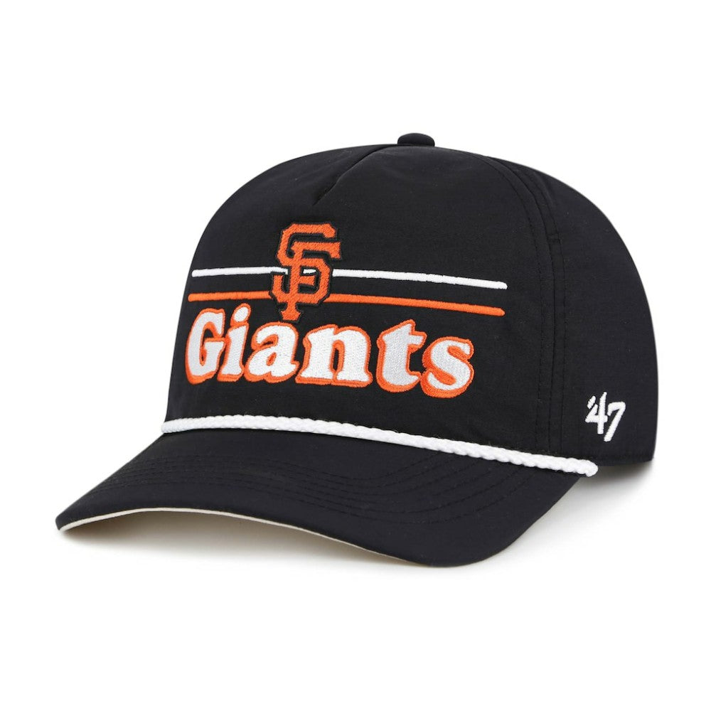 Black San Francisco Giants '47 Campscape Hitch Adjustable Hat