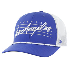 Royal Los Angeles Dodgers '47 Downburst Trucker Adjustable Hat