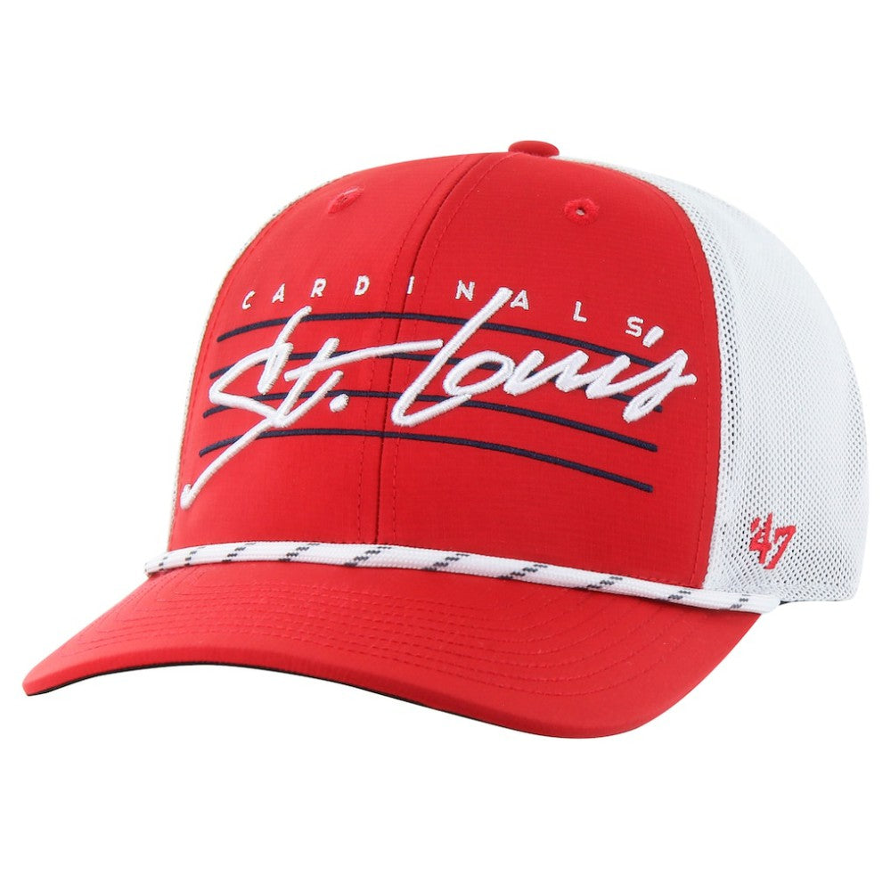 Red St. Louis Cardinals '47 Downburst Trucker Adjustable Hat