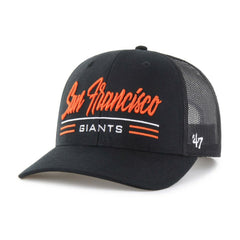 Black San Francisco Giants '47 Garner Trucker Adjustable Hat