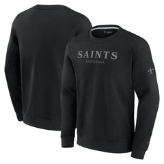 Unisex Elements Unlimited Fleece Pullover Sweatshirt - New Orleans Saints Pullover