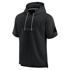 Unisex Elements Ready Short Sleeve Pullover Hoodie - Carolina Panthers Hoodies