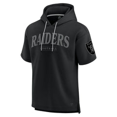 Unisex Elements Ready Short Sleeve Pullover Hoodie - Las Vegas Raiders Hoodies