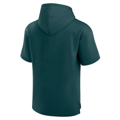 Unisex Elements Ready Short Sleeve Pullover Hoodie - Philadelphia Eagles Hoodies