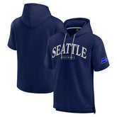 Unisex Elements Ready Short Sleeve Pullover Hoodie - Seattle Seahawks Hoodies