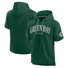 Unisex Elements Ready Short Sleeve Pullover Hoodie - Green Bay Packers Hoodies