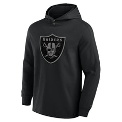 Elements Blaze Tri-Blend Long Sleeve Hoodie T-Shirt - Las Vegas Raiders Hoodies
