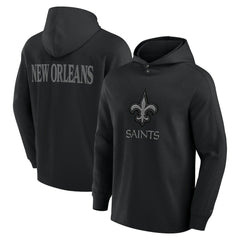 Elements Blaze Tri-Blend Long Sleeve Hoodie T-Shirt - New Orleans Saints Hoodies