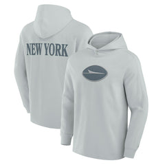 Elements Blaze Tri-Blend Long Sleeve Hoodie T-Shirt - New York Jets Hoodies