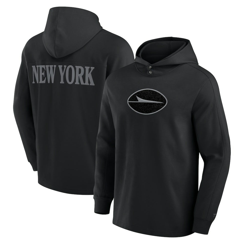 Elements Blaze Tri-Blend Long Sleeve Hoodie T-Shirt - New York Jets Hoodies
