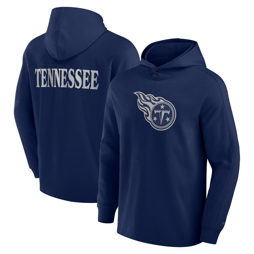Elements Blaze Tri-Blend Long Sleeve Hoodie T-Shirt - Tennessee Titans Hoodies