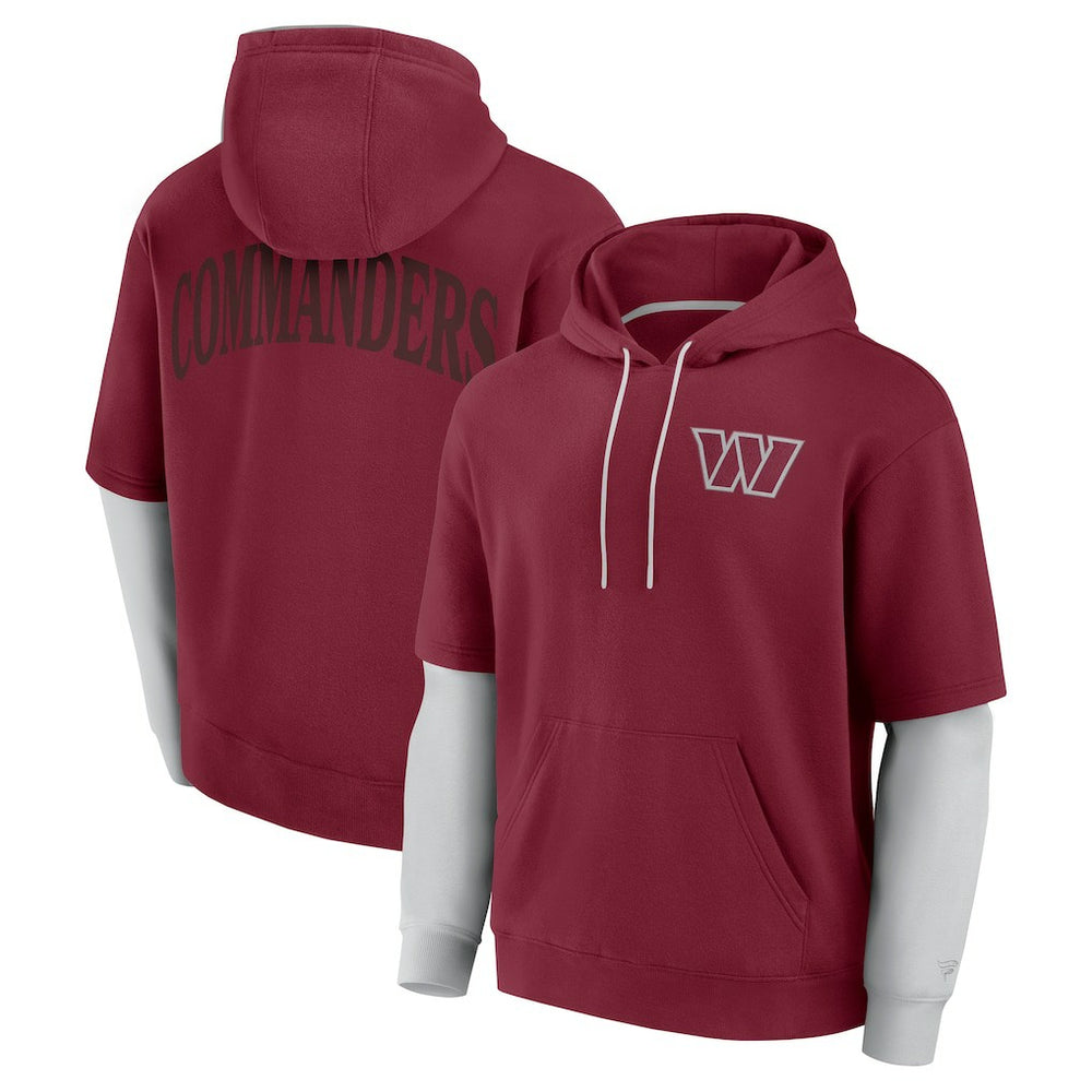 Unisex Sleek Elements Pullover Hoodie - Washington Commanders Hoodies