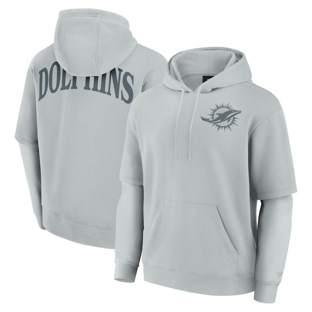 Unisex Sleek Elements Pullover Hoodie - Miami Dolphins Hoodies