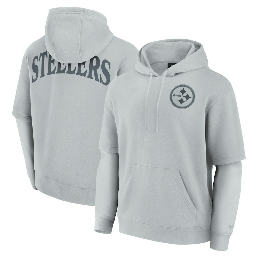 Unisex Sleek Elements Pullover Hoodie - Pittsburgh Steelers Hoodies