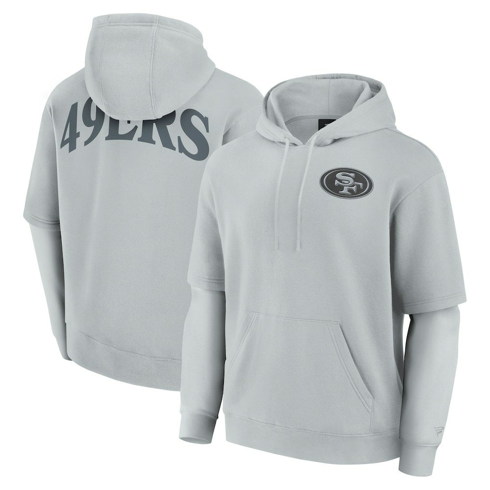 Unisex Sleek Elements Pullover Hoodie - San Francisco 49ers Hoodies